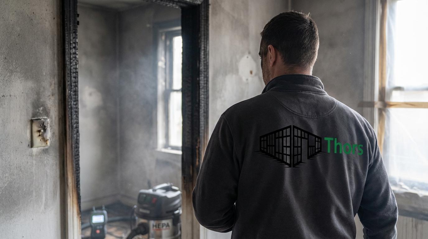 brandskade håndtering trin for trin