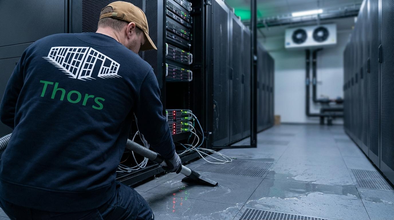 vandskade serverrum beredskab