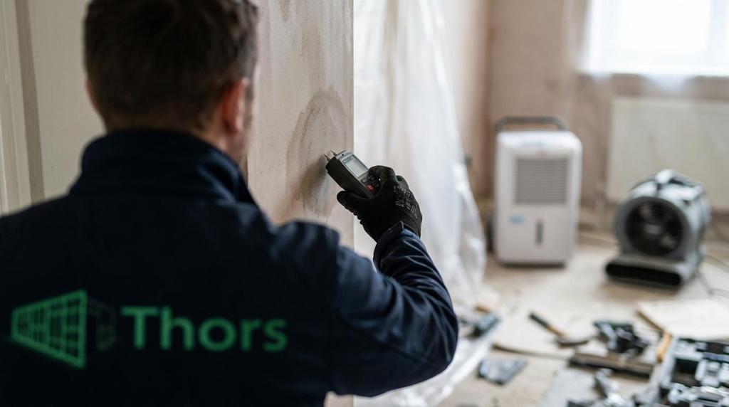 genopbygning efter vandskade