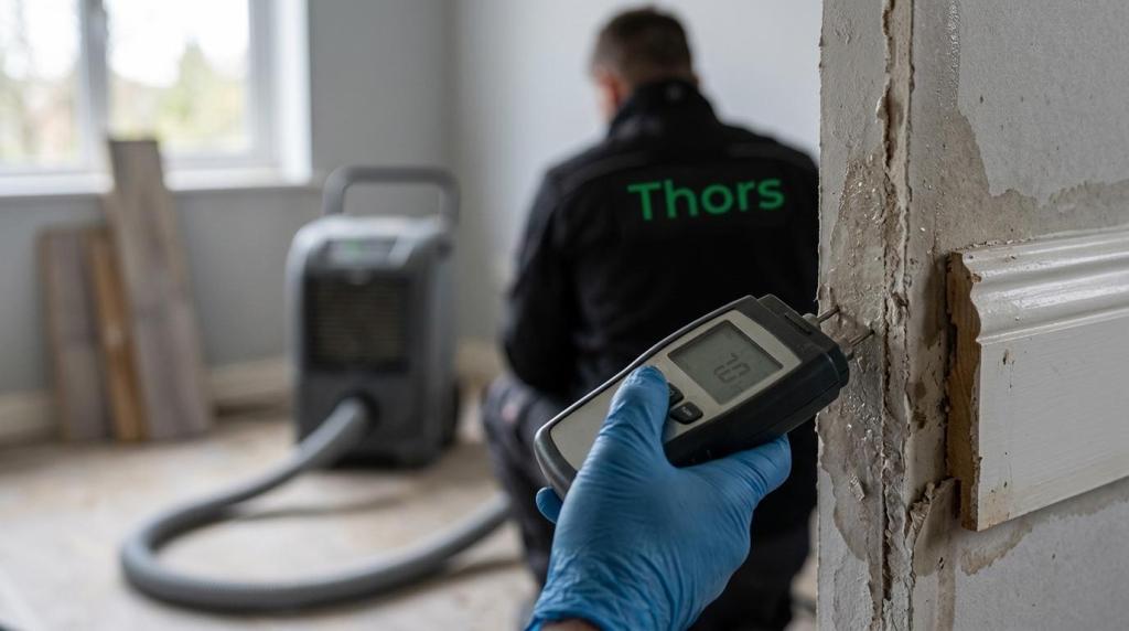 totalentreprise efter vandskade
